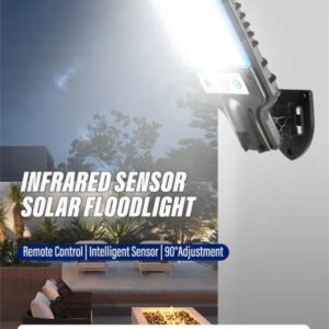 Outdoor Solar Garden Wall Light Infrared Sensor Light Garden Landscape Light with Intelligent Light Control - Image 3
