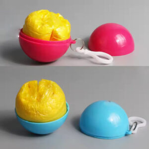 Portable Raincoat Ball Disposable Raincoats Waterproof Transparent Rain Cover Emergency Coat (random color) - Image 3