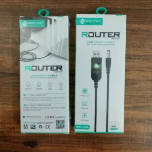 Wi-Fi Router USB Cable for Power Bank-Sovo Router Cable 5v-12v | SRC-888 - Image 2