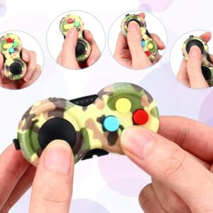 Fidget Pad Retro Classic Fidget Controller Handheld Fidget Game Controller Fun Fidget Pad Packs Classic Fidget Toys - Random Color & Design - Image 4