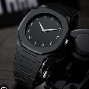 Full Black Aura Quartz Analog Watch ? Lightweight Premium Design for Men & Boys (Without Box) - Image 1