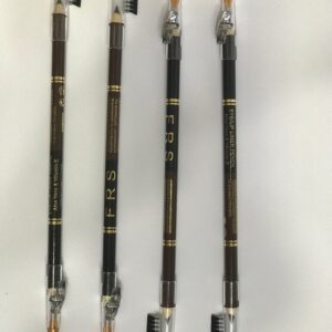 Pack Of 12 FRS Eyebrow Pencil 2 in 1 | Black & Brown Both | Best Quality Eyebrow Pencil For Girls & Women - Image 1