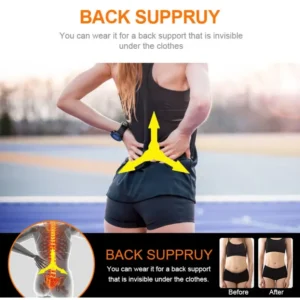 Women Sweat Shaper Weight Loss Fat Burning Trainer Slimming Tummy Control Reducing Shapewear Workout Fat Burner  (black ) - Image 3