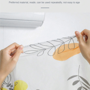 Air Conditioner Dust Cover Wall Mounted Indoor Hanging Dustproof Protective Cover (Random Print) 1 ton - Image 3