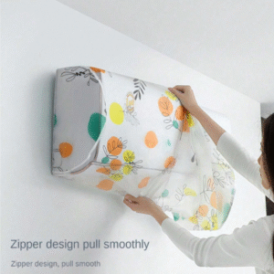 Air Conditioner Dust Cover Wall Mounted Indoor Hanging Dustproof Protective Cover (Random Print) 1 ton - Image 2
