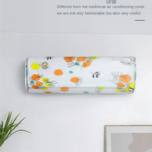 Air Conditioner Dust Cover Wall Mounted Indoor Hanging Dustproof Protective Cover (Random Print) 1 ton - Image 1
