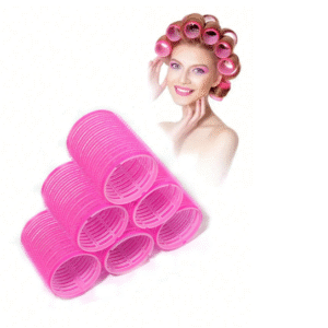 Magic Hair Roller Self-Grip Holding Rollers Hairdressing Curlers Hair Design Sticky Cling Style (12 Pcs) (random color) - Image 1
