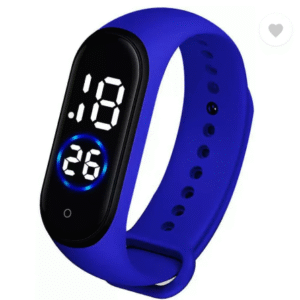 Digital Wrist Band Fashion Rubber LED Cell Operated Sports Unisex Watch Waterproof Men's Watch Women (without box) - Image 3