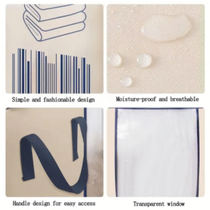 Heavy Quality Barcode Print Storage Bag Non Woven - Good for cloth storage - Image 1