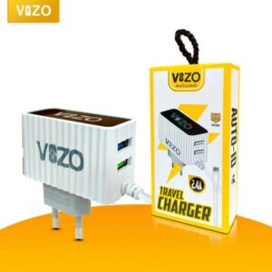 Kw300 2.4A Fast Travel Charger | Android Phone Charger with Data Cable -KW300 ? Dual USB Wall Charger with Built-in Micro USB Cable - Charger For Mobile Phone - Image 3