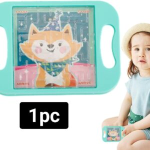 Cartoon Animal Handheld Balance Ball Maze Board Toys for Kids Birthday Party Favors Christmas Gift Goodie Bag Pinata Filler - Random Color - Image 3