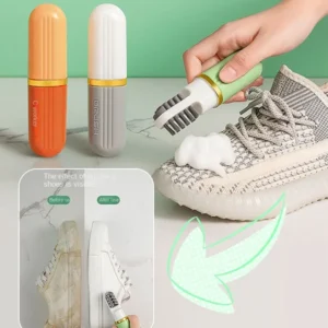 Multifunction Travel Portable Liquid Spray, 2-Sided Rubber Polish Eraser with Soft Bristle Brush (Random color) - Image 2