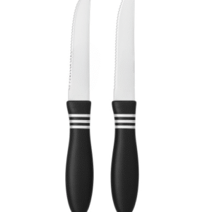 2 Pcs Concord Stainless Steel Kitchen Knife ? Multipurpose Table Knife with Serrated Edge, 12 cm (Random color) - Image 3