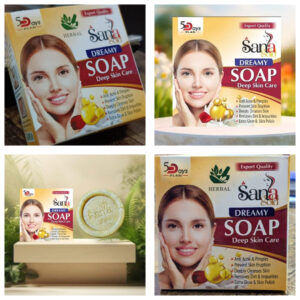 Pack of 07 - Sana Gold Magic Soap | Powerful Herbal Formula | Guaranteed Results | Best Quality Soap For Skin Care - Image 5