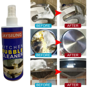 Kitchen Bubble Grease Cleaner 250ML | Dirt Grease dust cleaner for car, kitchen, home - Image 1