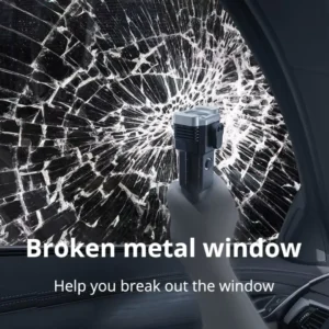 Multi-functional LED Flashlight ,torch ( Rechargeable ) with box (random Color) - Image 4