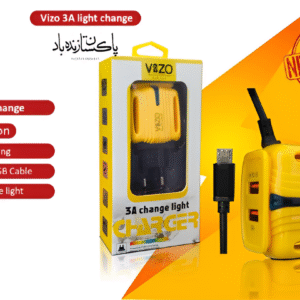 3A Light Change Charger with 2 USB Ports & Built-in Micro USB Cable | Best Quality Charger For Android | Vizo 3A Charger? - Image 3
