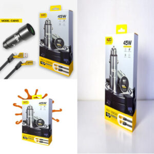 Car45 Volt Series ? Dual Port Smart Car Charger (with V999 4-in-1 Cable) | Car Charger - Portable Charger For Car | Vizo Car Charger | Vizo Car45 - Image 3