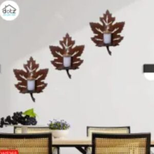 Leaf wall shelf MDF Wood material 3pec set - Image 1