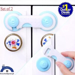 New 1pc Cabinet Door Drawers Refrigerator Locks Protection from Children Baby Safety Plastic Security Lock(random color) - Image 5