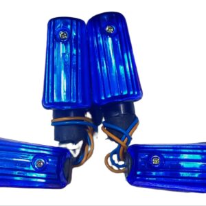 Fancy indicator for Bike Mini size flexible unbreakable blue color 4 pcs - Image 2