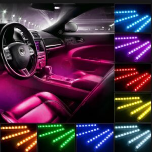 Interior light (with remote) 36 led RGB LIGHT strip Without button for bike/car/jeeb and all vehicles - Image 4