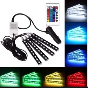 Interior light (with remote) 36 led RGB LIGHT strip Without button for bike/car/jeeb and all vehicles - Image 2