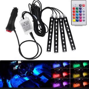 Interior light (with remote) 36 led RGB LIGHT strip Without button for bike/car/jeeb and all vehicles - Image 3