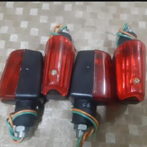 Fancy indicator for Bike Mini size flexible unbreakable red color 4 pcs - Image 2