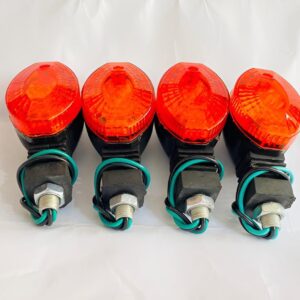 Fancy indicator for Bike Mini size flexible unbreakable yellow color 4 pcs - Image 3