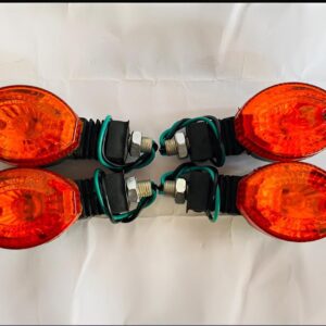 Fancy indicator for Bike Mini size flexible unbreakable yellow color 4 pcs - Image 1