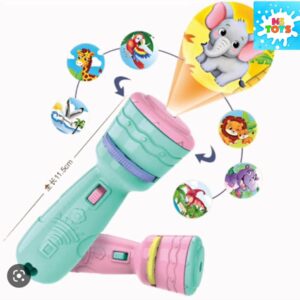 Baby Projector Torch Flashlight projection toy for kids | Children Early Education Toy (Random color) - Image 3