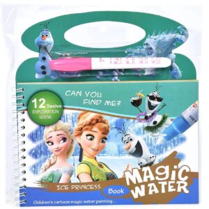 Magic Coloring Book with Water Pen(Number of pages 4)random color - Image 2