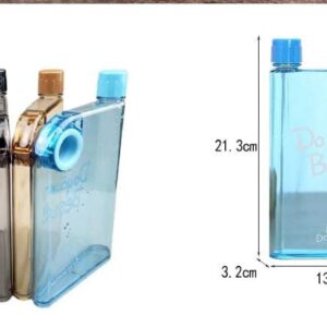 Ultra Slim Notebook Style Water Bottle - 1 Pc (Random Color) - Image 2