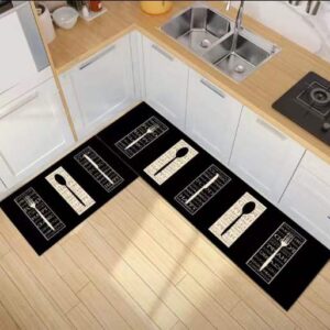 Antislip mats pack of 2pcs (Random Design)size:40*120&40*60cm - Image 2