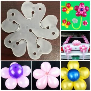 Pack Of 10pcs Balloons Clip - Flower Stand Clip Holder for Balloons - Balloons Tie Holder Birthday Wedding Party Decoration - Image 2