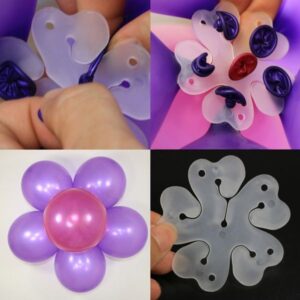 Pack Of 10pcs Balloons Clip - Flower Stand Clip Holder for Balloons - Balloons Tie Holder Birthday Wedding Party Decoration - Image 3