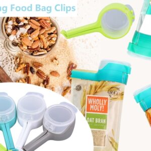 1 Bag Clips For Food,Bag Clips With Cap ,,Kitchen Food Storage and Organization Moisture Sealing Clamp( random color) - Image 3