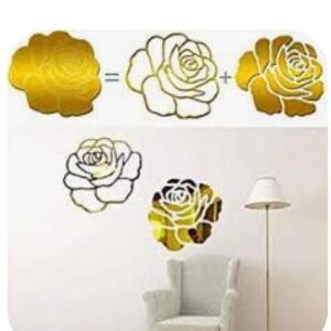 Rose stickers Acrylic mirror wall decoration - Image 2