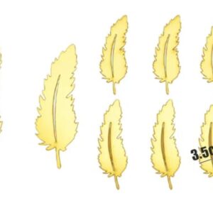 Mirror Feather Wall stickers 8pc set - Image 2