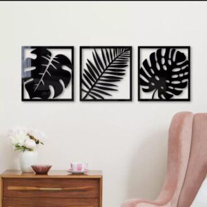 Acrylic mirror wall decoration 3pc set ( Size:7.5?8 inch) - Image 3