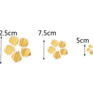 Acrylic mirror wall stickers 20 flower set - Image 1