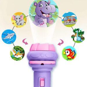 Baby Projector Torch Flashlight projection toy for kids | Children Early Education Toy (Random color) - Image 4