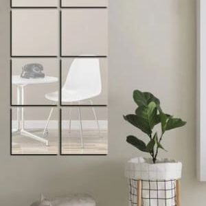 Acrylic mirror wall stickers 8pc set - Image 5