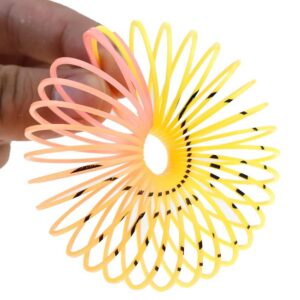 12Pcs Rainbow Smile Magic Springs Circle Toys for Children Birthday Party Favors Giveaway Gifts - Image 2