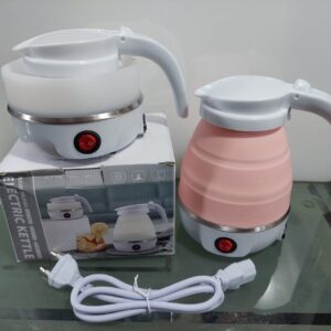 Foldable And Portable Teapot Water Heater Electric Kettle For Travel And Home Tea Pot Water Kettle Silica Gel Fast Water Boiling 600 Ml(random color ) - Image 3
