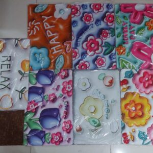 3D Cartoon Printing Diatom Mud Cushion Antislip Water Absorbent Foot Pad Diatomaceous Earth Foot Mat For Bathroom - (Random Design) - Size 15?23 inches - Image 1