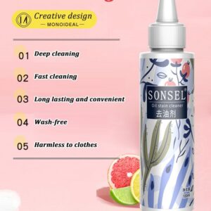 Stain Removal 100ml Sonsel  Stain Remover Clothes Strong - Image 2