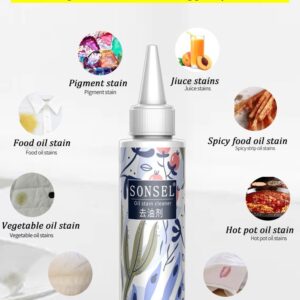 Stain Removal 100ml Sonsel  Stain Remover Clothes Strong - Image 3
