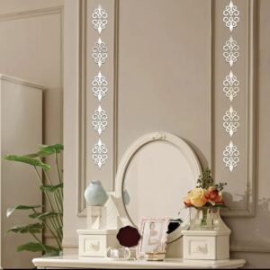 12 pc set Self-Adhesive Acrylic mirror wall stickers - Image 1